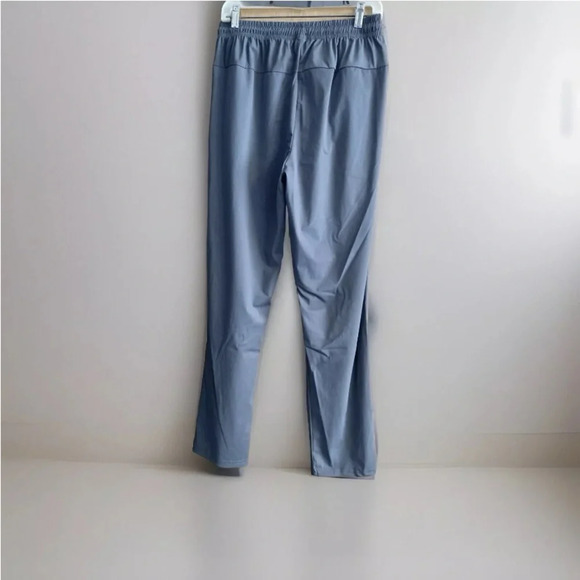 MENS 2 POCKET SWEATPANTS GYM SPORTS WORKOUT SWEAT PANTS S-M DARK GRAY GREAT COND - Picture 5 of 12